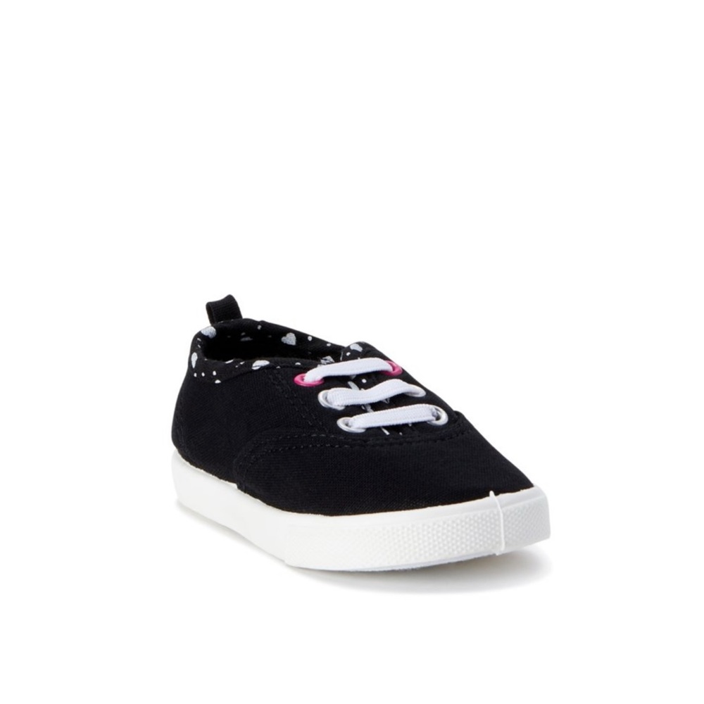 Baby girl Wonder Nation Infant Girl Casual floral Laceless Canvas Sneaker size 3